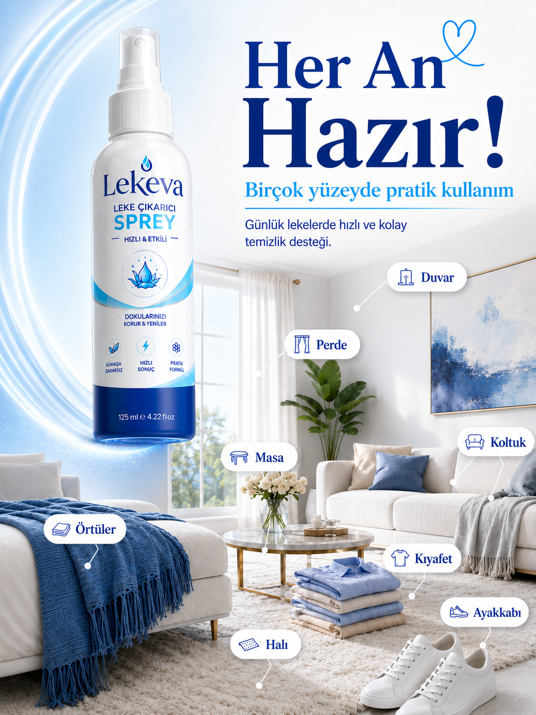 Lekeva™ Leke Çıkarıcı Sprey